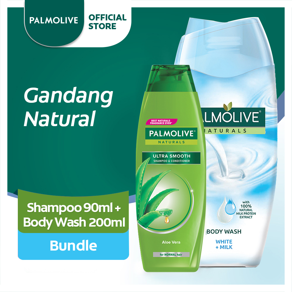 Palmolive Naturals White + Milk Whitening Body Wash 200ml + FREE 90ml