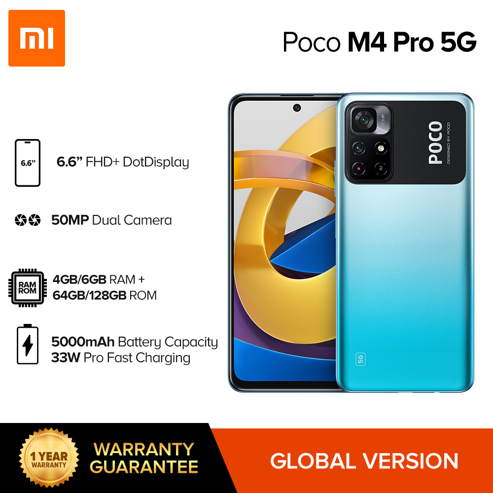 Xiaomi POCO M4 Pro 5G 128GB/4GB Smartphone