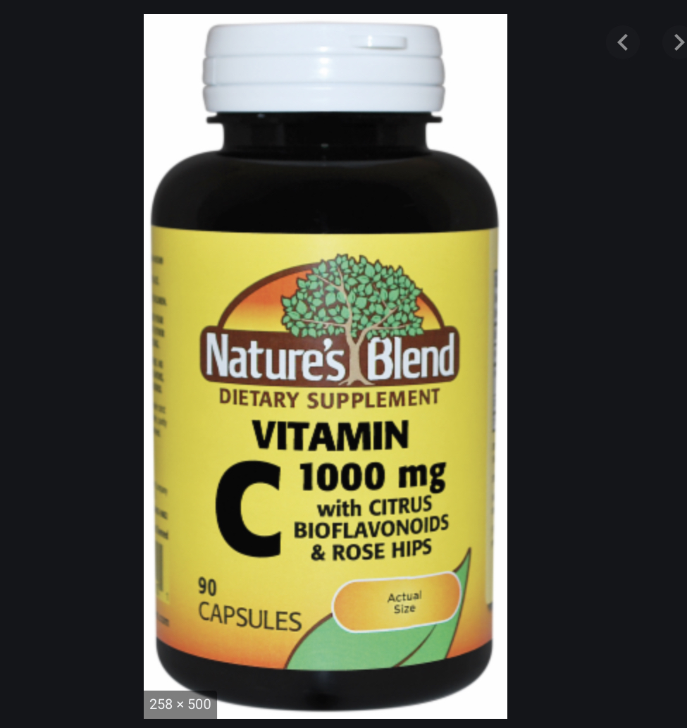 Natures Blend Vitamin C 1000 Mg With Citrus Bioflavinoids Rose Hips 90 Capsules Lazada Ph