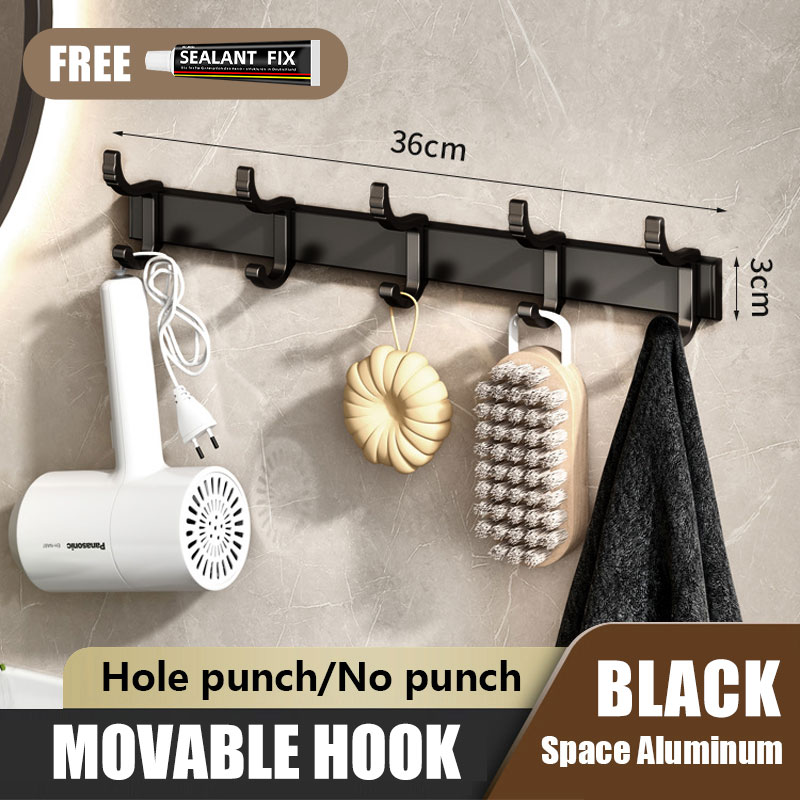 DA 60cm Space Aluminum Bathroom Stand Organizer Rack Bath room