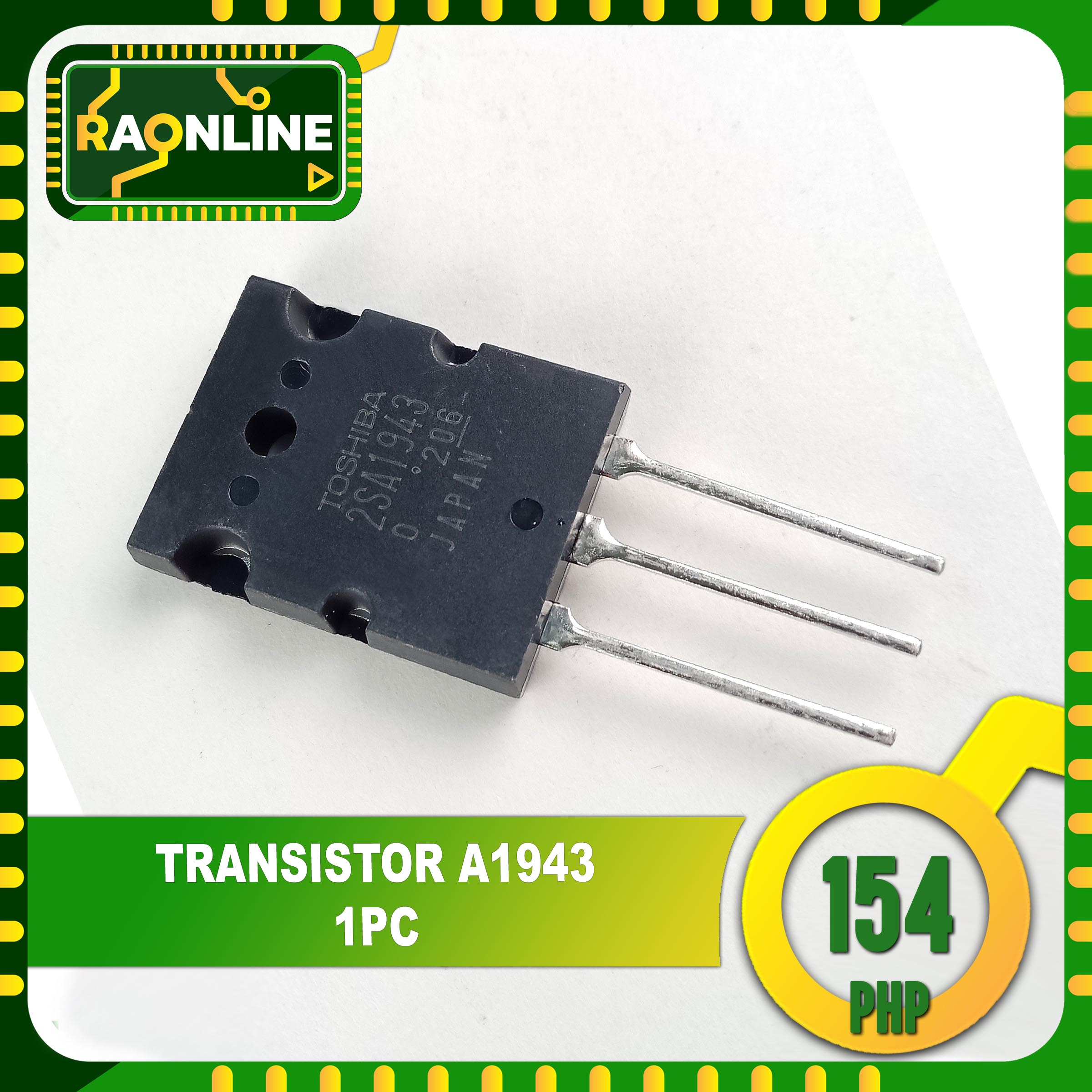 1pc Transistor A1943 2SA1943 Mediumpower PNP Transistor