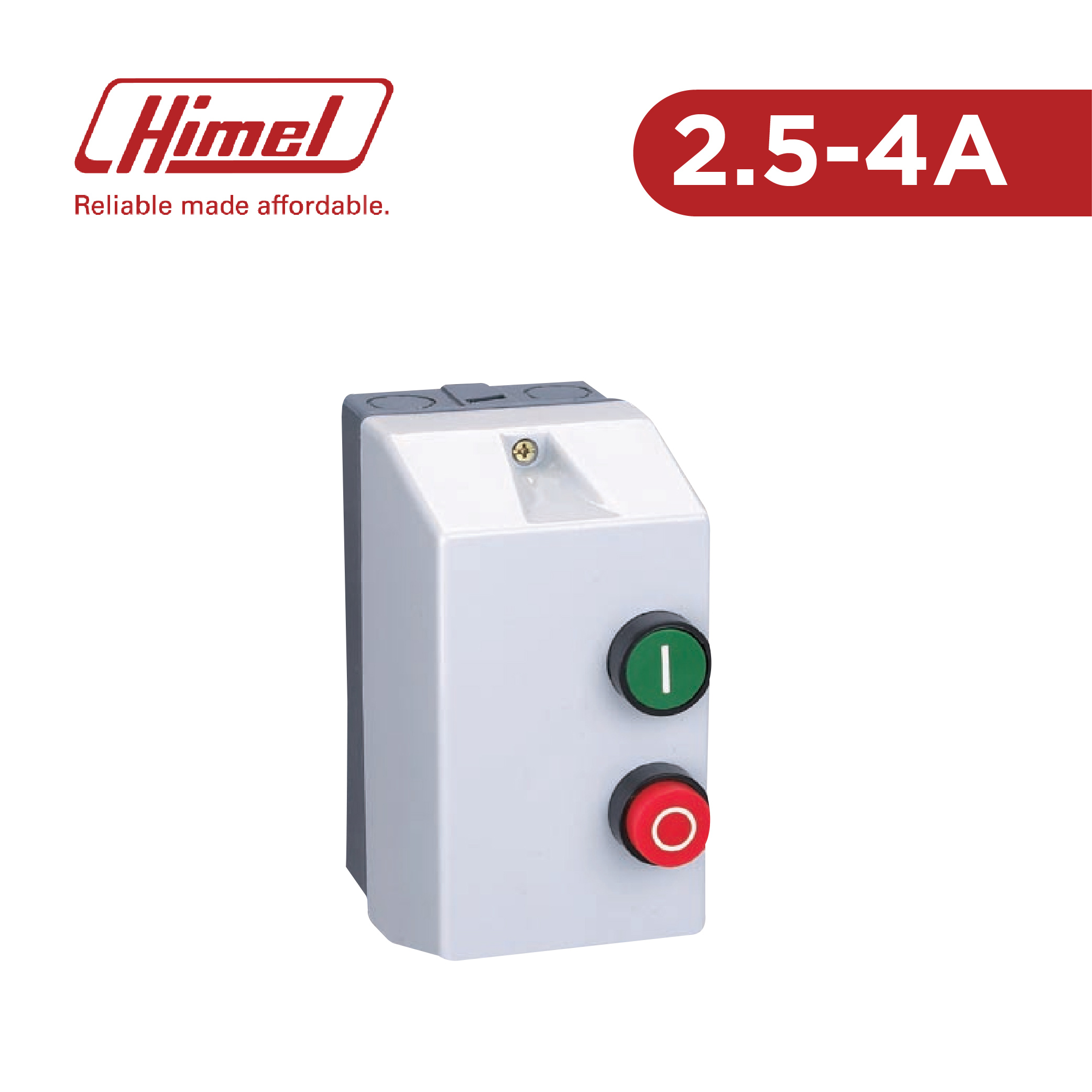 Himel Magnetic Starter with Enclosure and Push Button | 1.6-2.5A / 2.5-4A /  4-6A / 5.5-8A / 9-13A / 12-18A Magnetic Starter with Enclosure and Push  Button | HDS2 Series | Avesco | Lazada PH