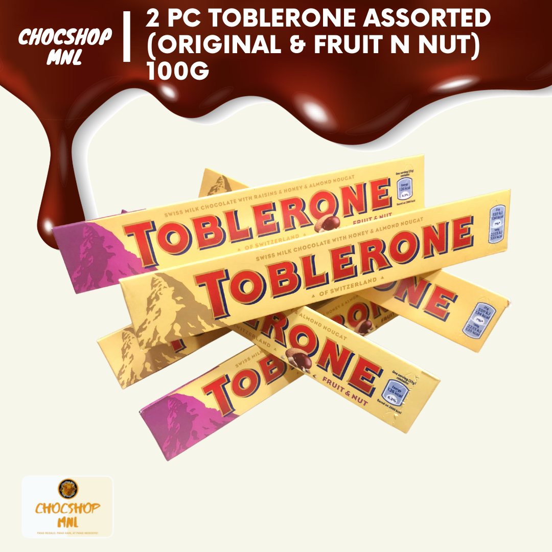 Toblerone Assorted Imported Chocolate 100G (2 PC) EXPIRY 2023 Lazada PH