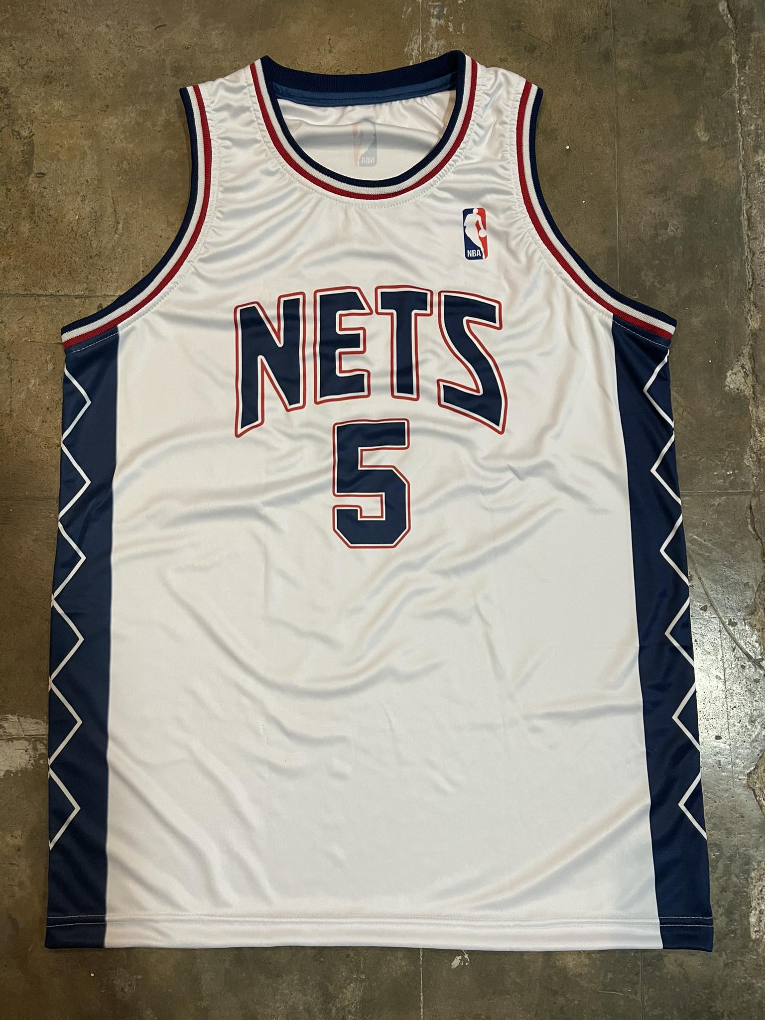 NBA Basketball Jersey Jason Kidd #5 New Jersey Nets Kid