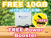 GLOBE AT HOME PREPAID WIFI WITH FREE POWER BOOSTER, LTE SIM