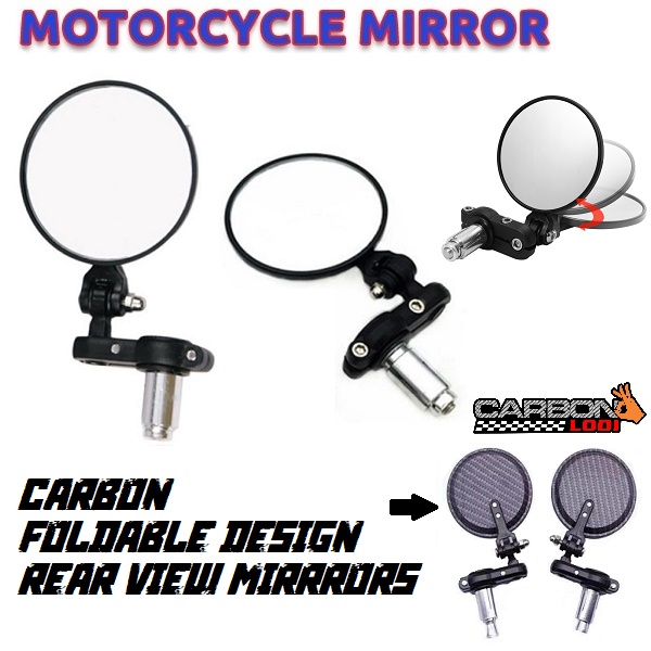 SUZUKI SMASH Motorcycle Side Mirror Motorcycle Rearview Mirror Round 7/