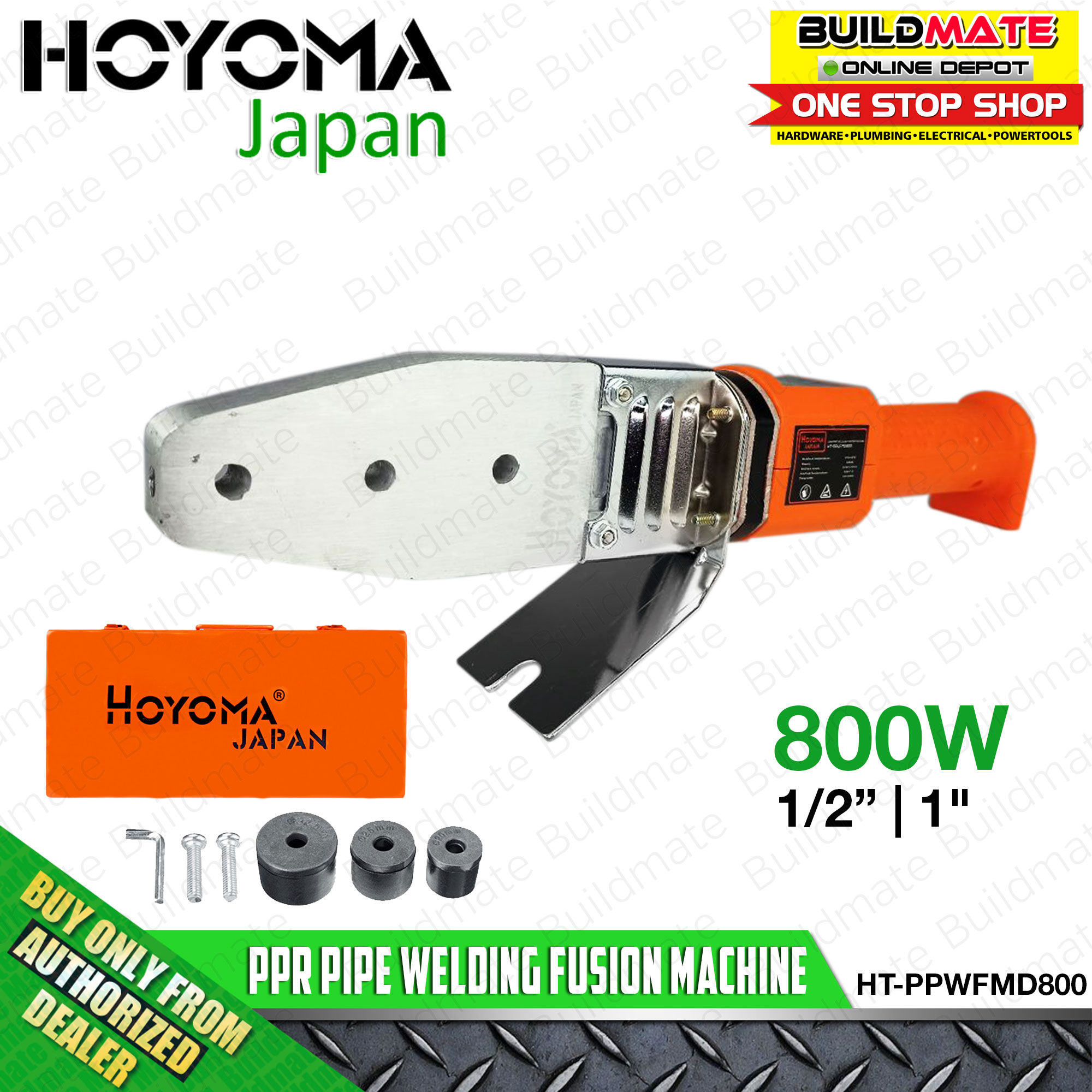 HOYOMA JAPAN Digital PPR Pipe Welding Fusion Machine 800W 1/2 to 1