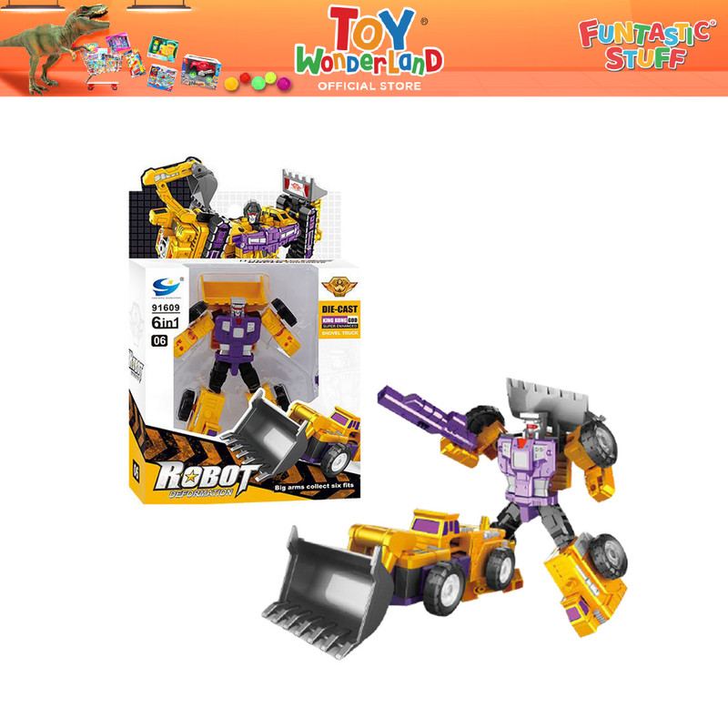 Toy Wonderland Die Cast Transformable Shovel Truck, Toys for Kids