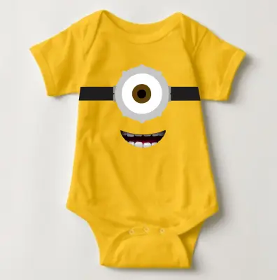 Baby Character Onesies with FREE Name Back Print - OneEyeMinion