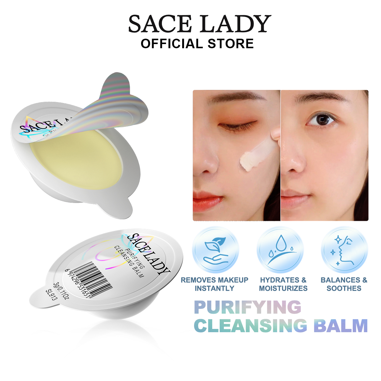 SACE LADY Plant Extracts Purifying Cleansing Balm Sample 3g Lazada PH