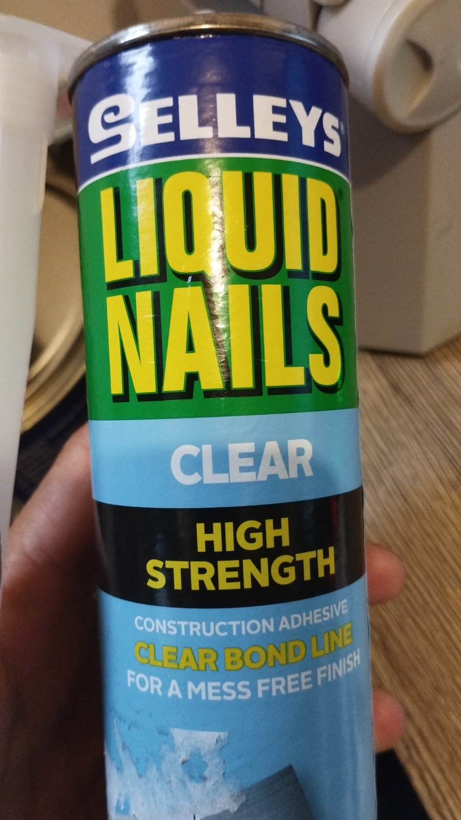 Selleys Liquid Nail Adhesive 250g COLOR CLEAR MDF Particle Board