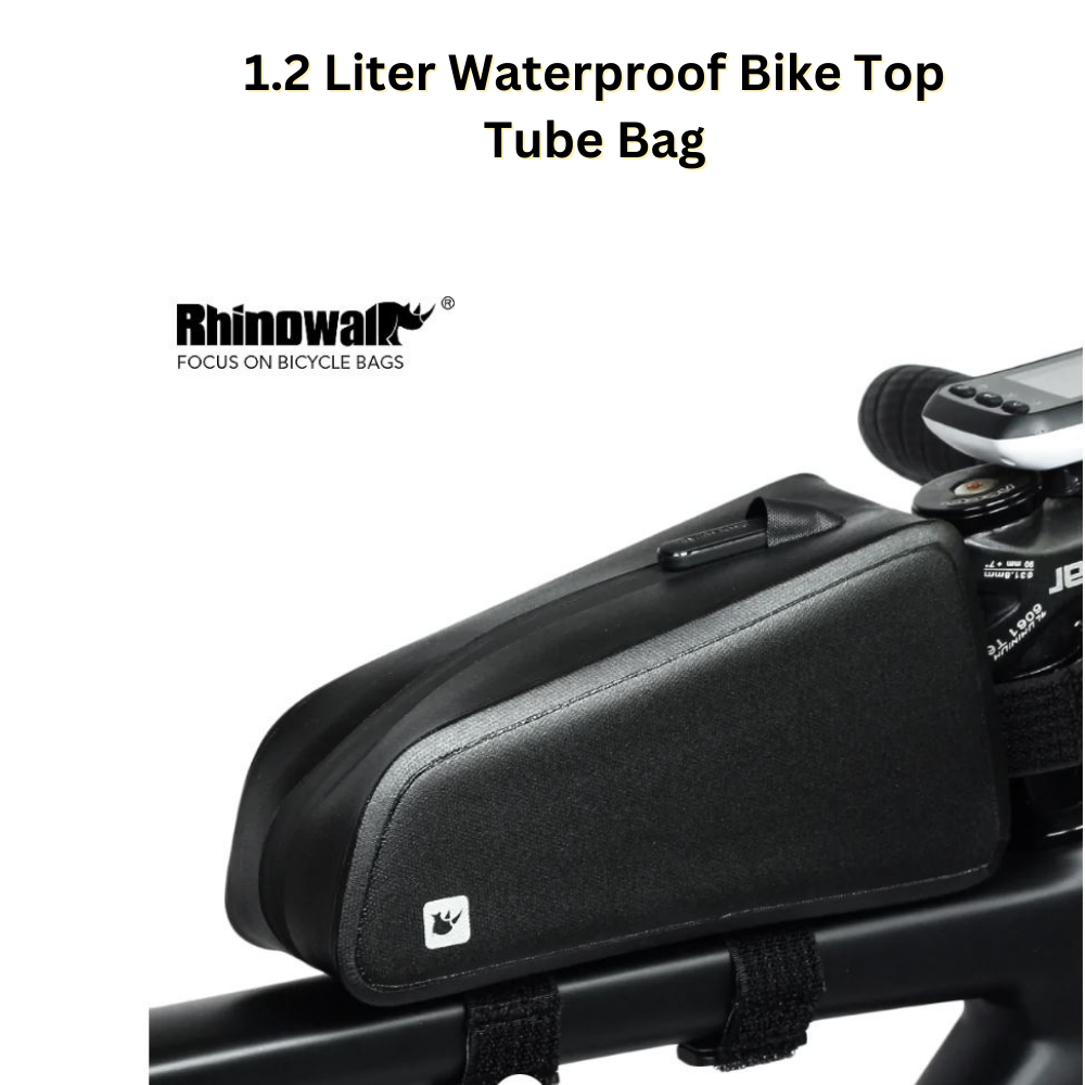 Fortress Rhinowalk 1.2 Liter Waterproof Bike Top Tube Bag Bike Frame