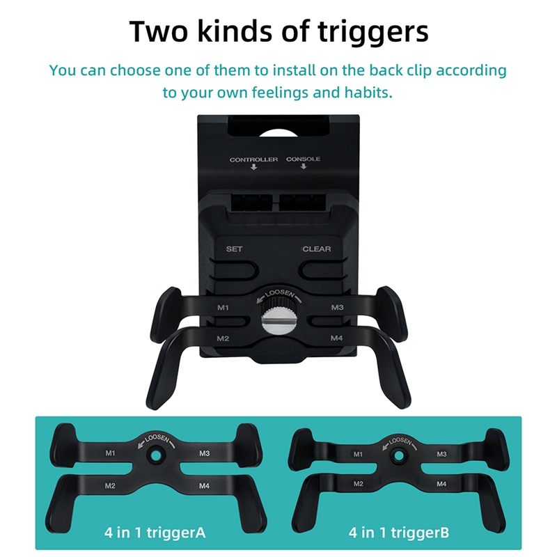 Controller Back Button Attachment Adapter Paddles Keys Trigger for Xbox One S/X/Series S/Series X Controller Gamepad