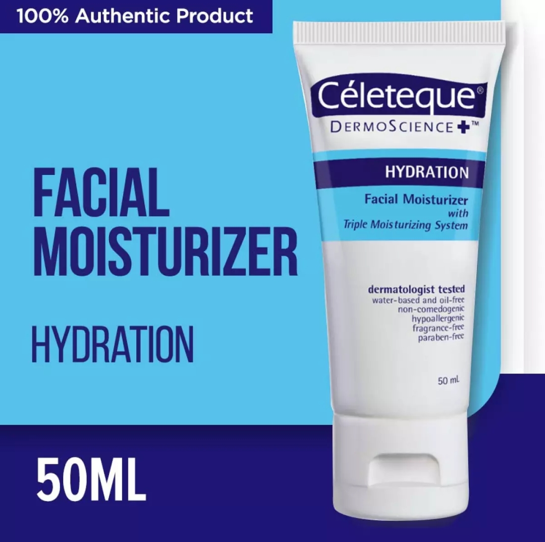 CELETEQUE DERMOSCIENCE HYDRATION FACIAL MOISTURIZER WITH TRIPLE
