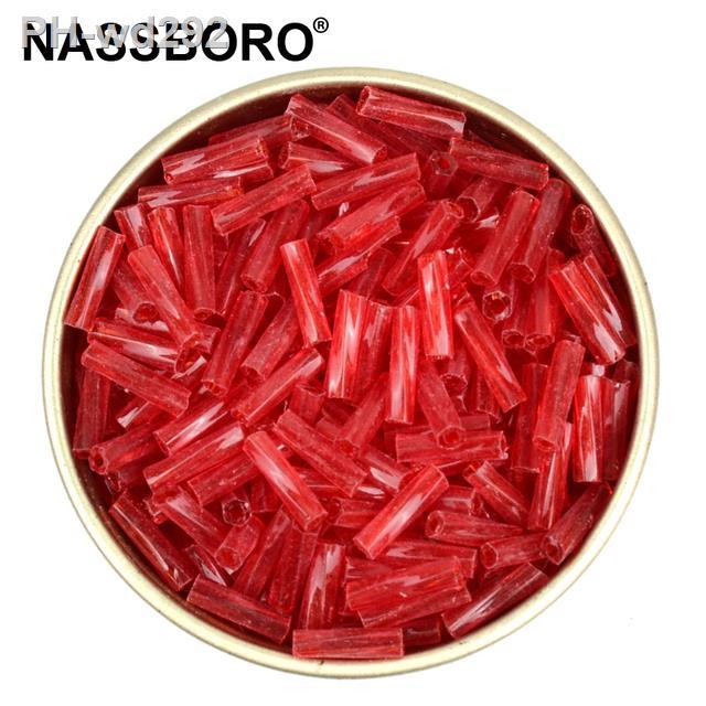 Approx.500pcs Twist Tube Czech Glass Beads Seed Long Loose Bugle Beads for  Jewelry Making 2X6mm