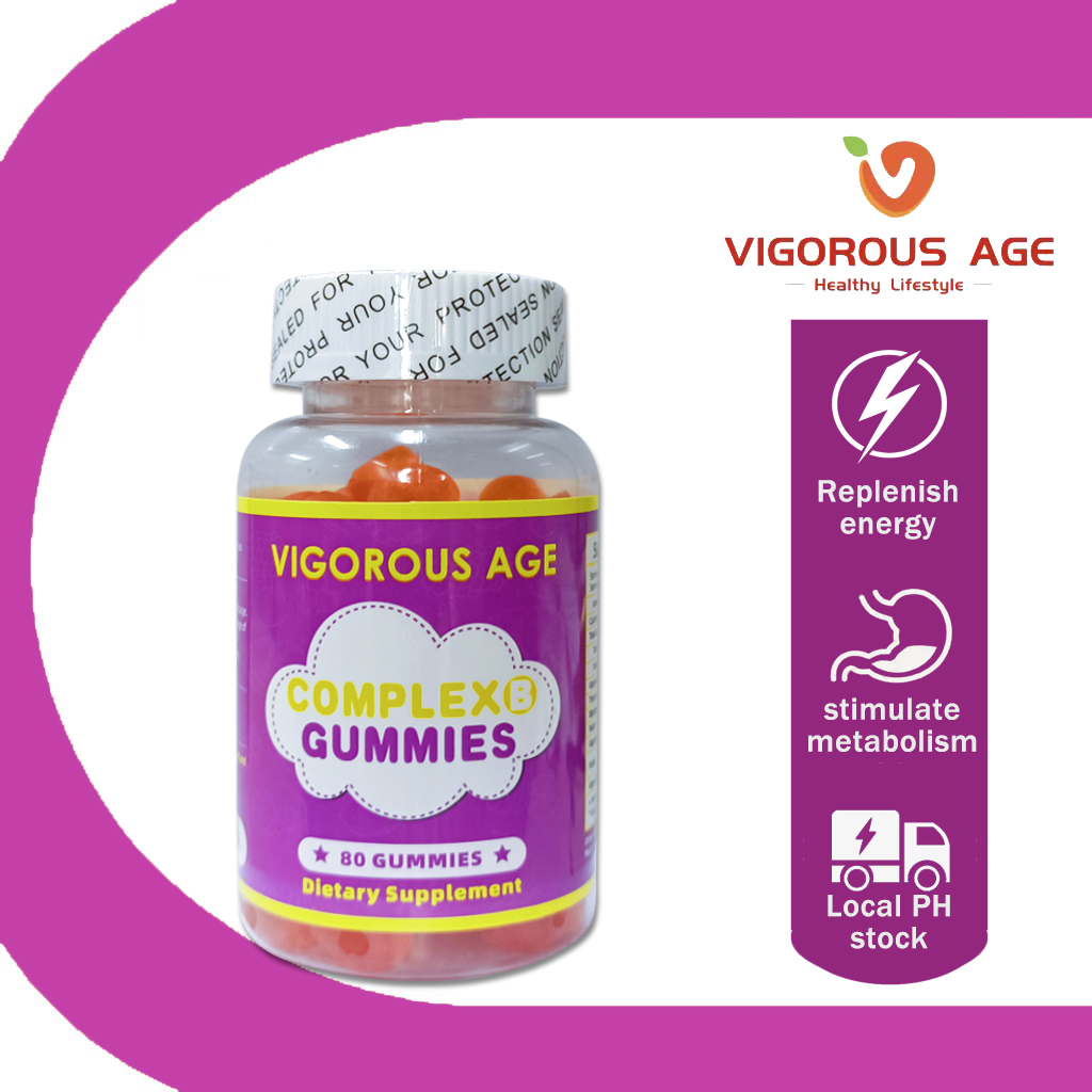 Vigorous Age Vitamin B Complex Gummies Immunity Nerve Improve Muscle 7193