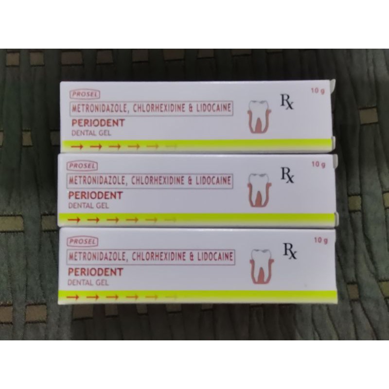 Periodent Dental Gel 10grams (for singaw, teething pain, gingivitis,etc ...