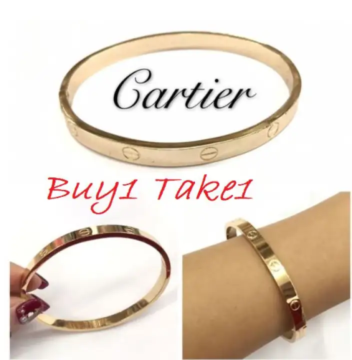 Buy1 Take1 Gold/Silver CARTIEr Bangle 