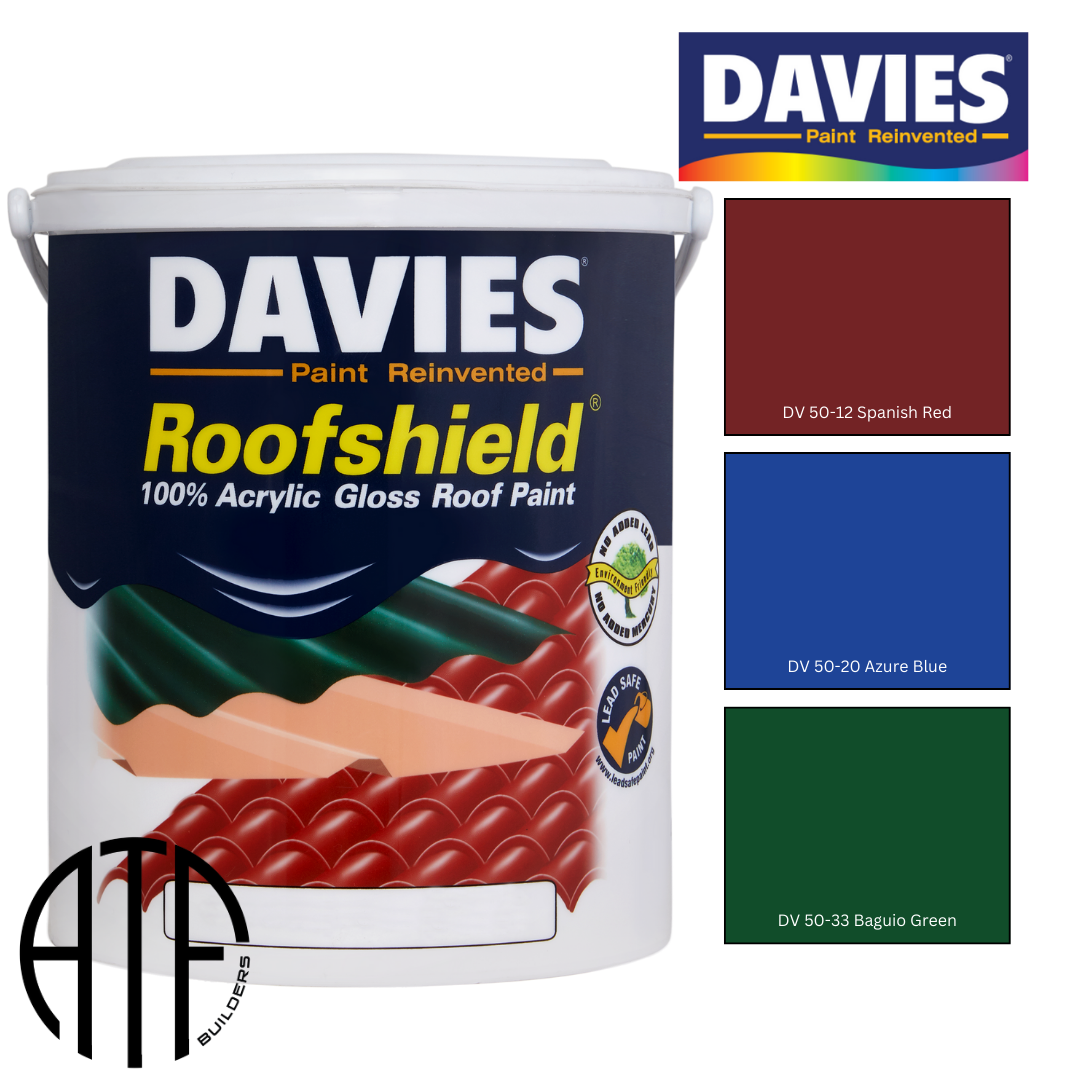 Davies Roofshield 4 Liters 100 Acrylic Gloss Roof Paint Lazada PH
