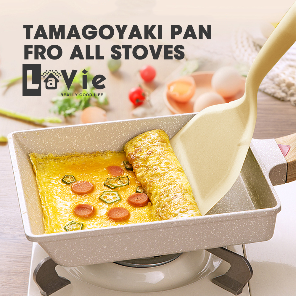 Omelette Pan Maker With Egg Poacher Foldable Non Stick Saucepan Fry