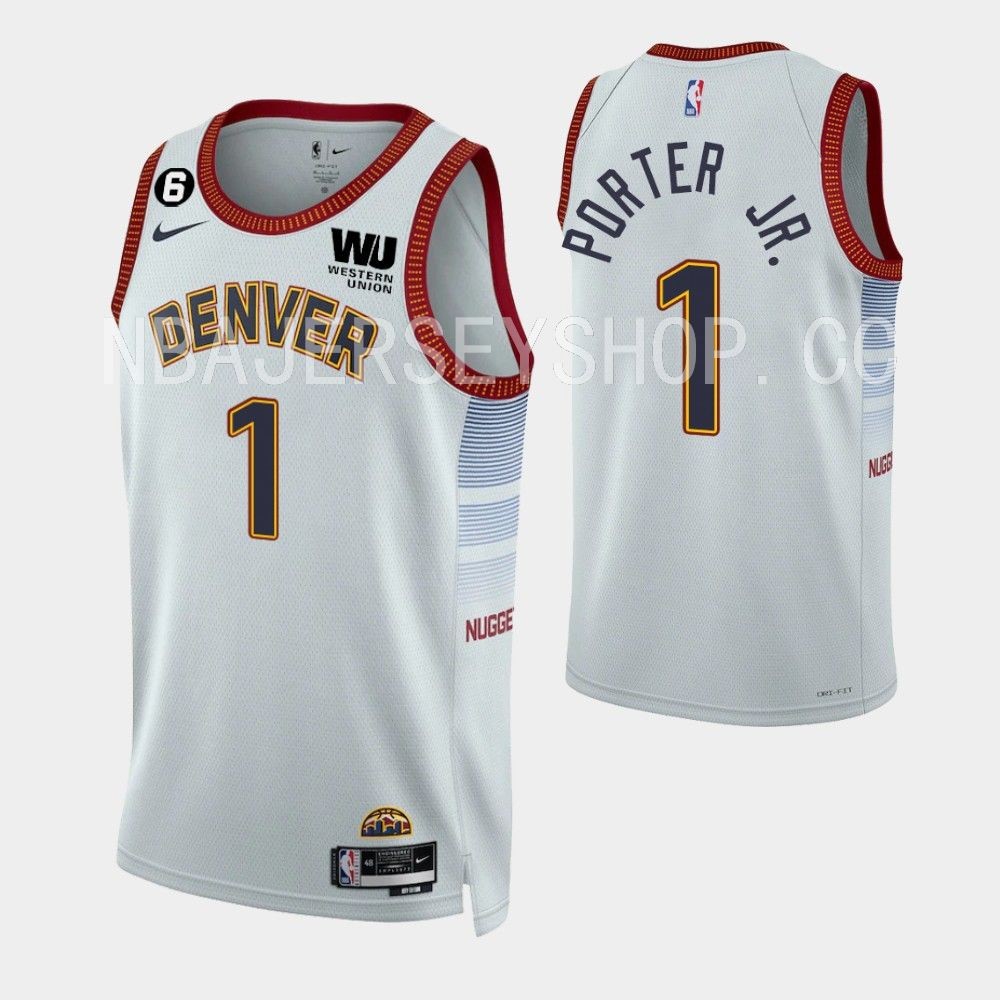 Youth Fanatics Branded Michael Porter Jr. Navy Denver Nuggets 2022/23 Fast Break Player Jersey - Icon Edition Size: Medium