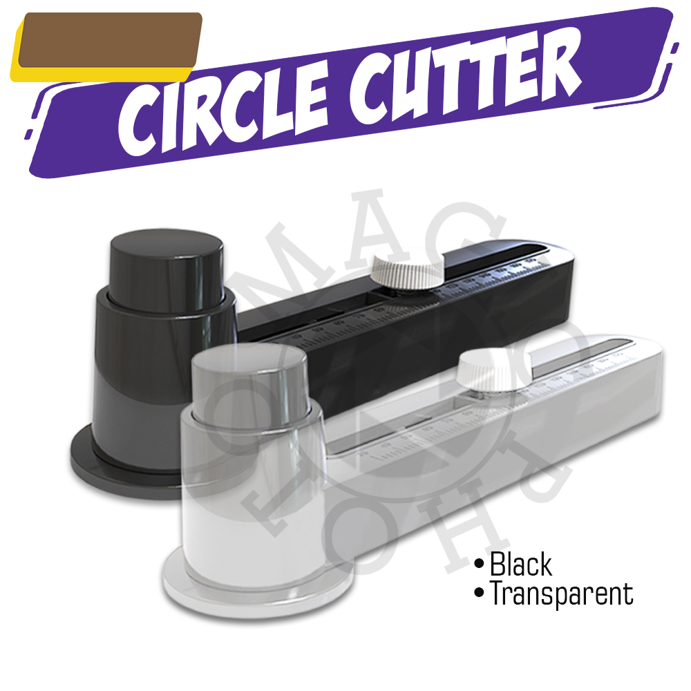 Magic photo Plastic Circle Cutter For Button Pin Making , Cutting Size