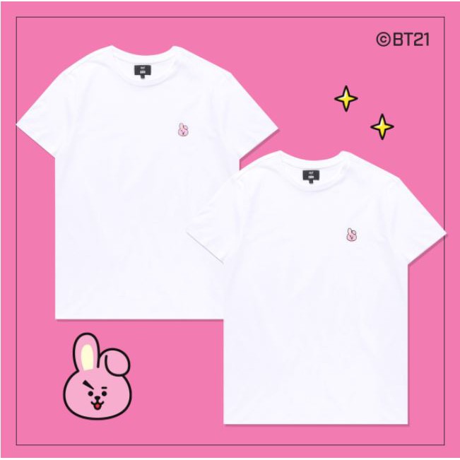 OFFICIAL GOODS HUNT innerwear BT21 2 PACK T SHIRTS