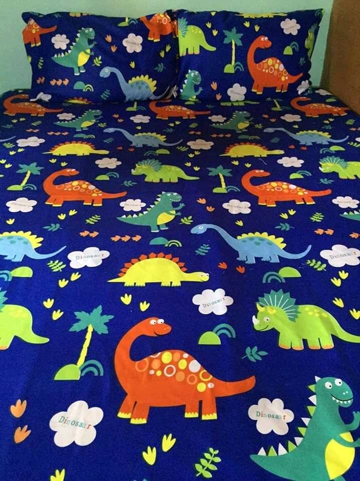 Dinosaurs Canadian Cotton Bedsheet Set 3n1 Lazada Ph