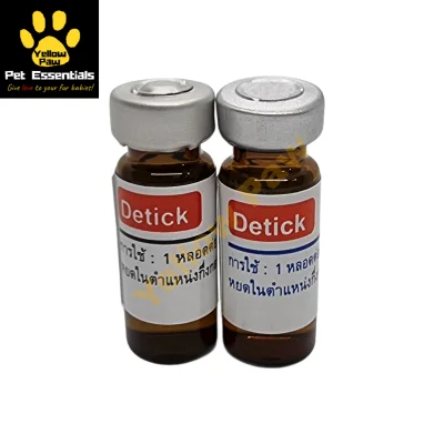 Detick Spot On Anti Tick and Flea Solution for Cats and Dogs