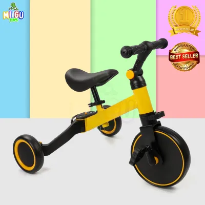 Miigu Toys 3 In 1 Kids Tricycle + Balance Bike + Baby Walker Child Push Bike Toddler GB-003