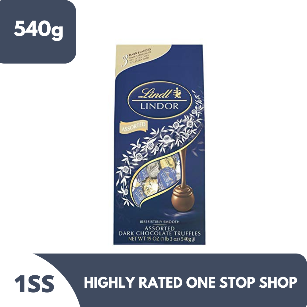 Lindt Lindor Assorted Dark Chocolate Truffles 540g Lazada PH