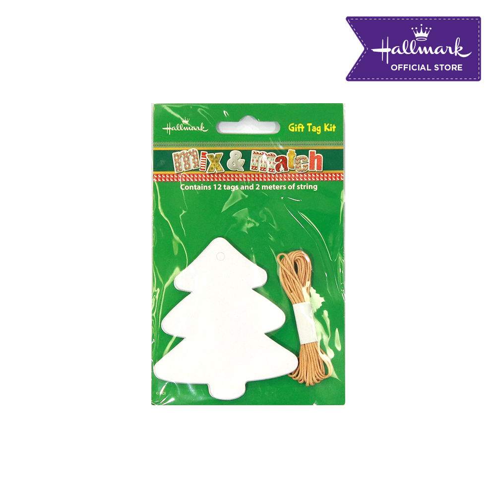 Hallmark Christmas Gift Accessories Christmas Tree Gift Tags 12 pcs