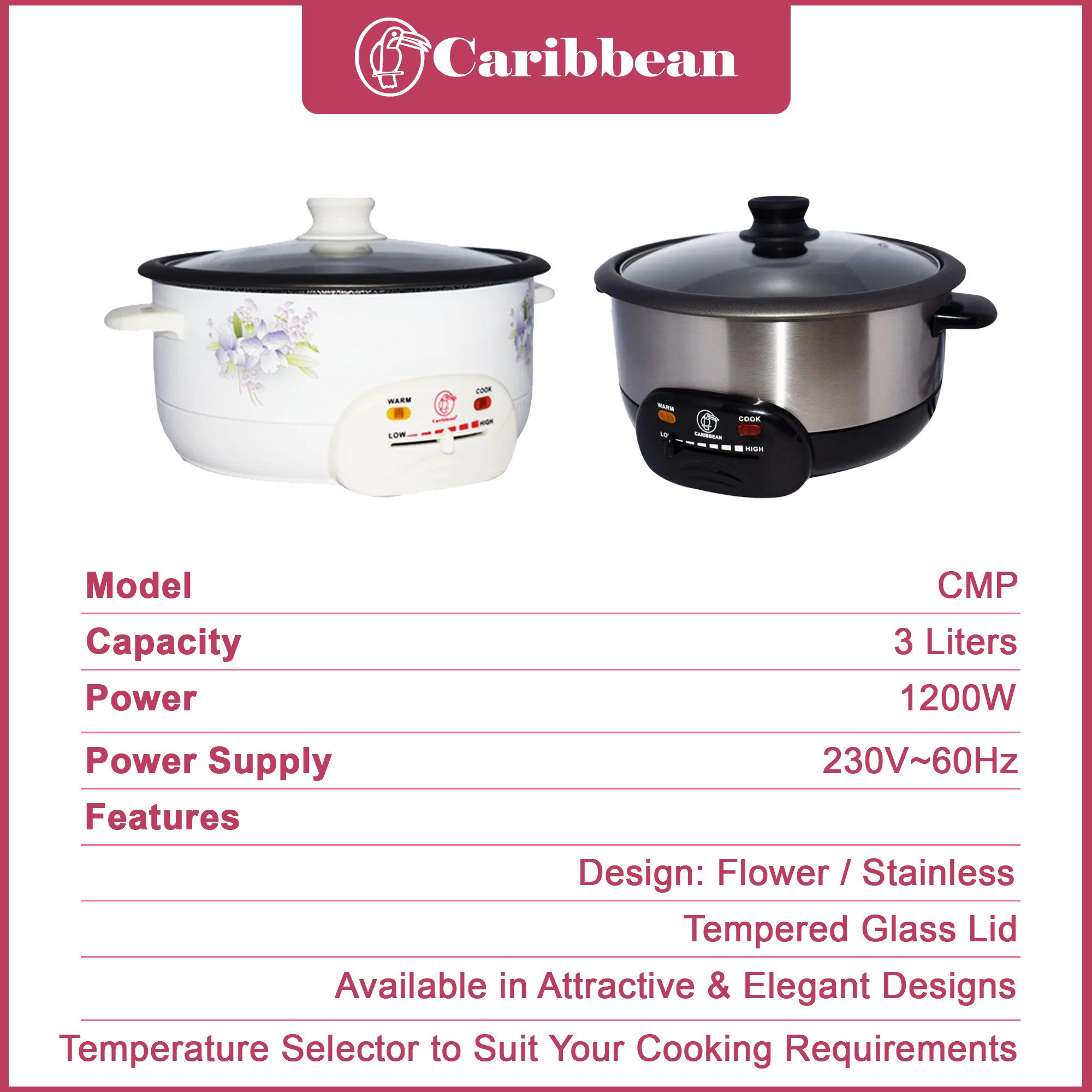 Caribbean multi function cooker price sale