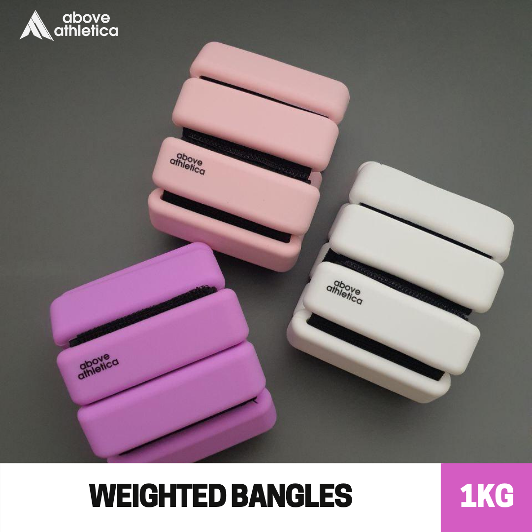 Above Athletica Weighted Bangles 1kg per pair Ankle Weights, Wrist Weights Lazada PH