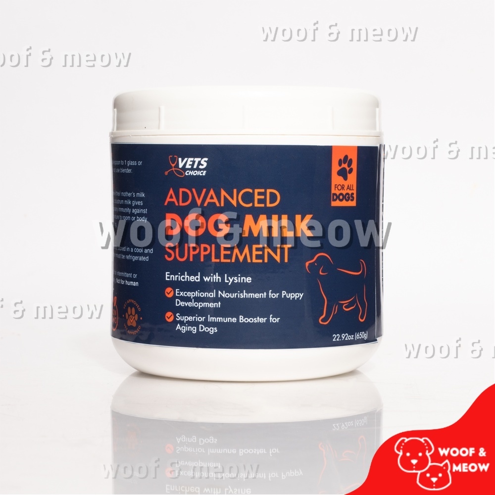 Vets Choice Advanced Dog Milk Supplement 650g (Milk Replacer for Puppy