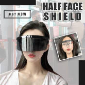 Outdoor Half Face Shield Cycling Sun Glasses visor Oversized Half Face Shield Guard Protector Driving Shades Sun Glasses Unisex Cycling Sunglasses