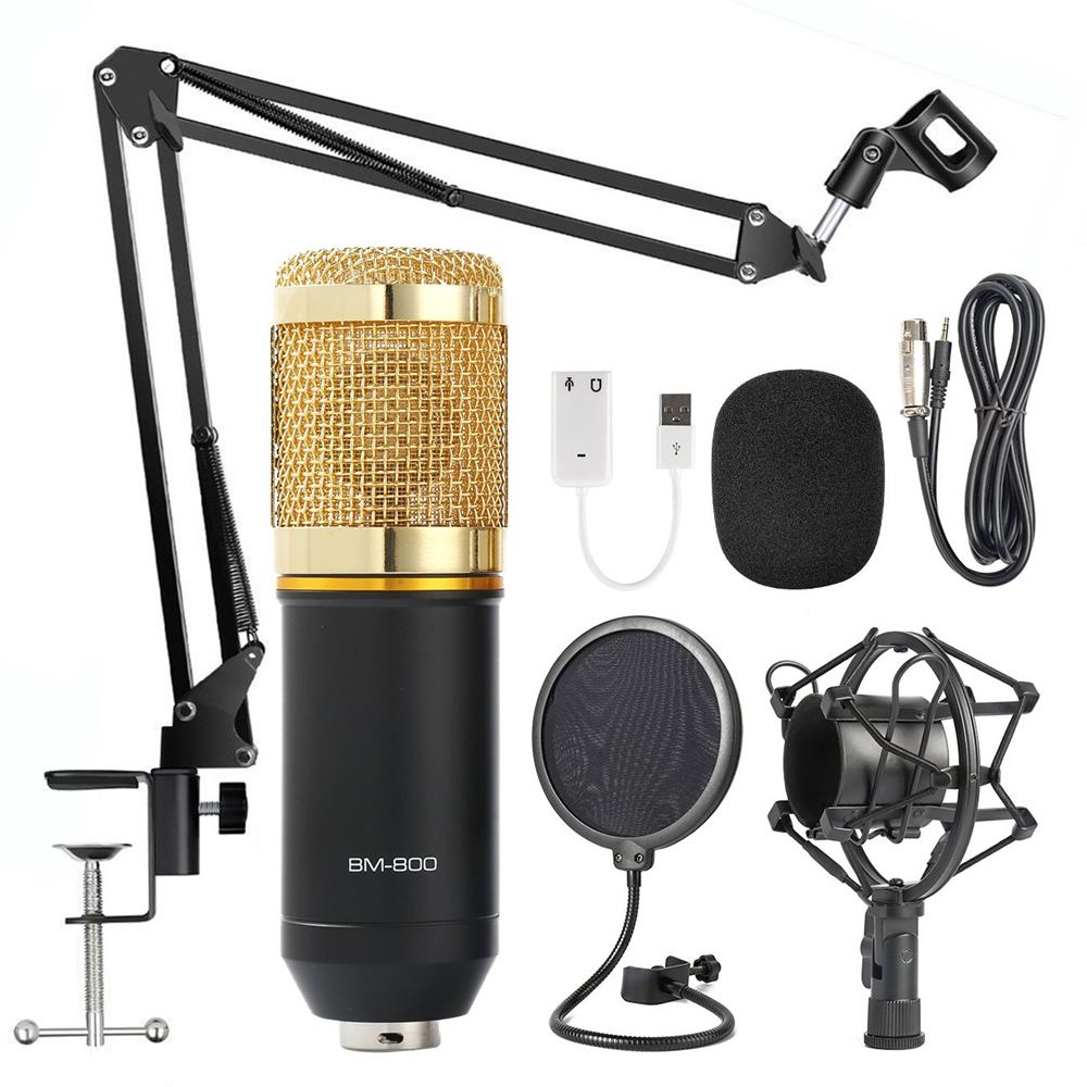 U87 Condenser Microphone Bundle U87 Mic Kit with Adjustable Mic ...