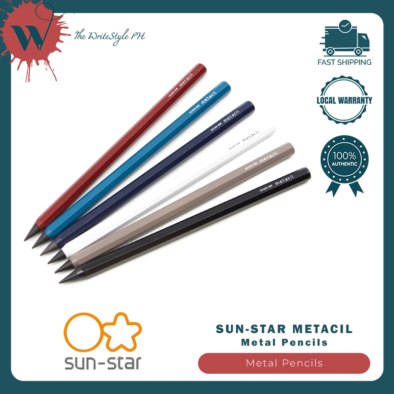 We offer Sun-star Metacil No-Sharpen Pencil - Metal Body - Red Sun