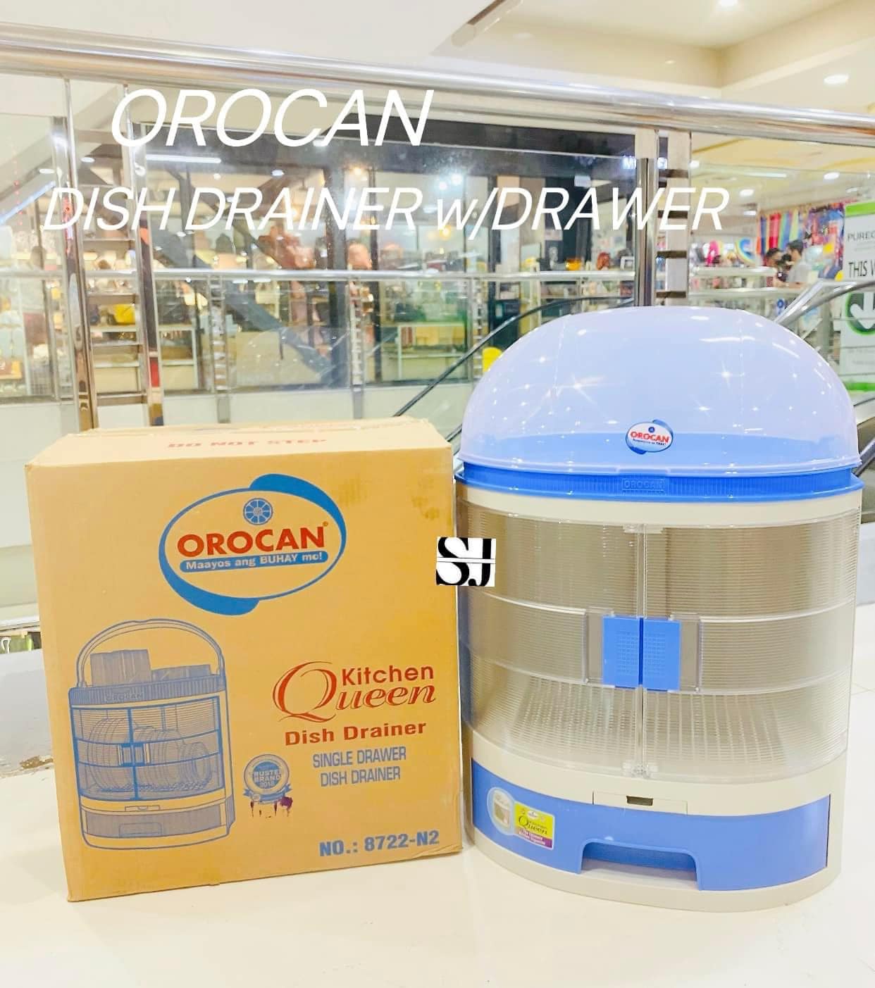 HIGHACE OROCAN QUEEN DISH DRAINER WITH DRAWER Lazada PH