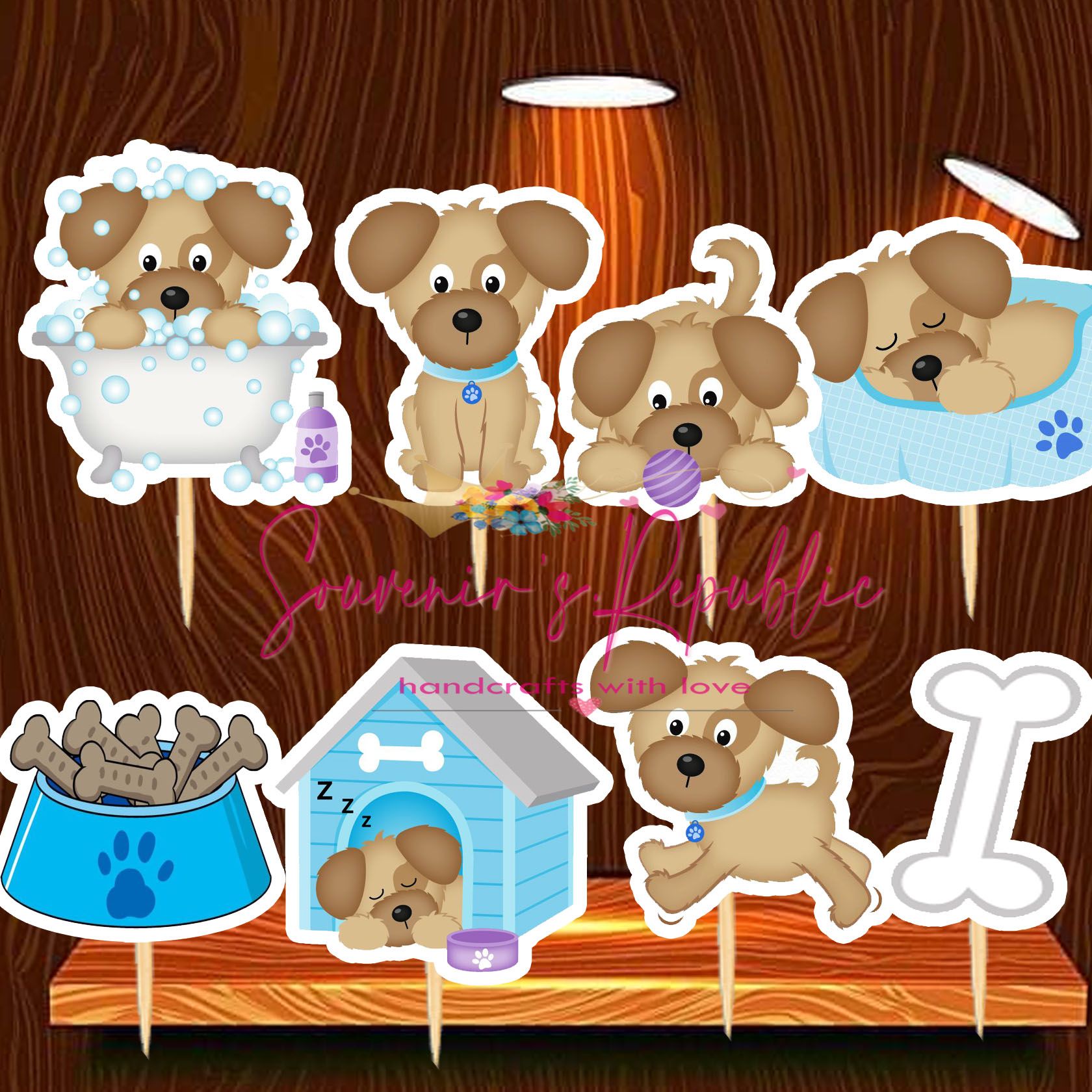 Barkday Blue Dog Cupcake Topper 24 pcs Blue Gray Dog Party Decoration Dog Birthday Party Supplies Dog Themed Cake Topper - Lazada | Lazada PH barkday-blue-dog-cupcake-topper-24-pcs-blue-gray-dog-party-decoration-dog-birthday-party-supplies-dog-themed-cake-topper-lazada-lazada-ph