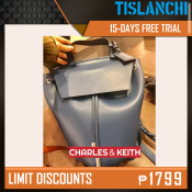 CK Leather Backpack Purse - Fashionable and Versatile Ladies Bag