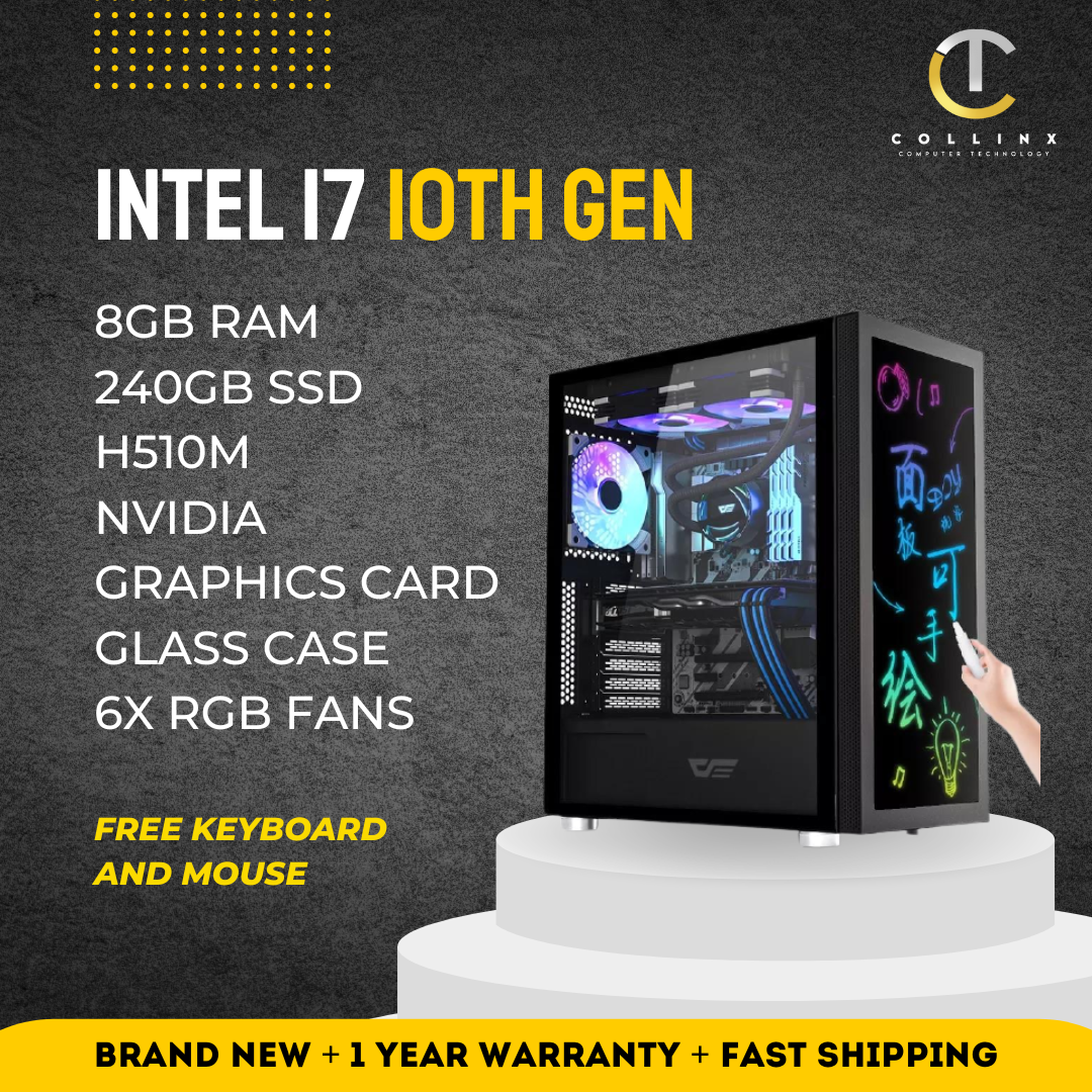 [ PLATINUM BUILD ] Intel I7 10th Gen PC Desktop | Nvidia GTX Graphics ...