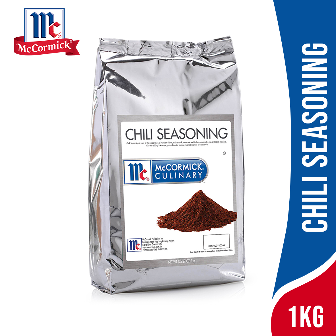 McCormick Chili Seasoning 1kg Organic Chili Powder Blend Indian