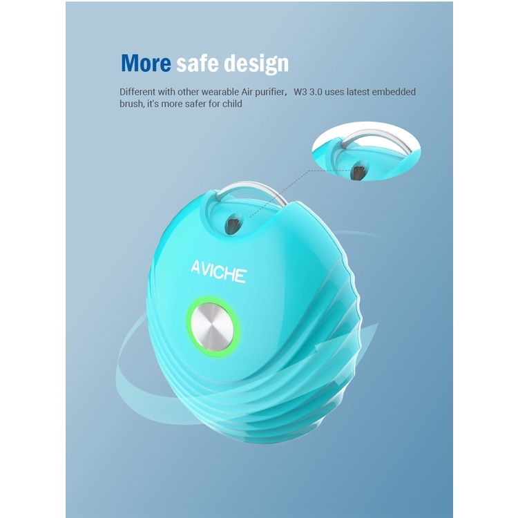 COD㍿ AVICHE W3 Portable Air Purifier VERSION 3 80 million negative