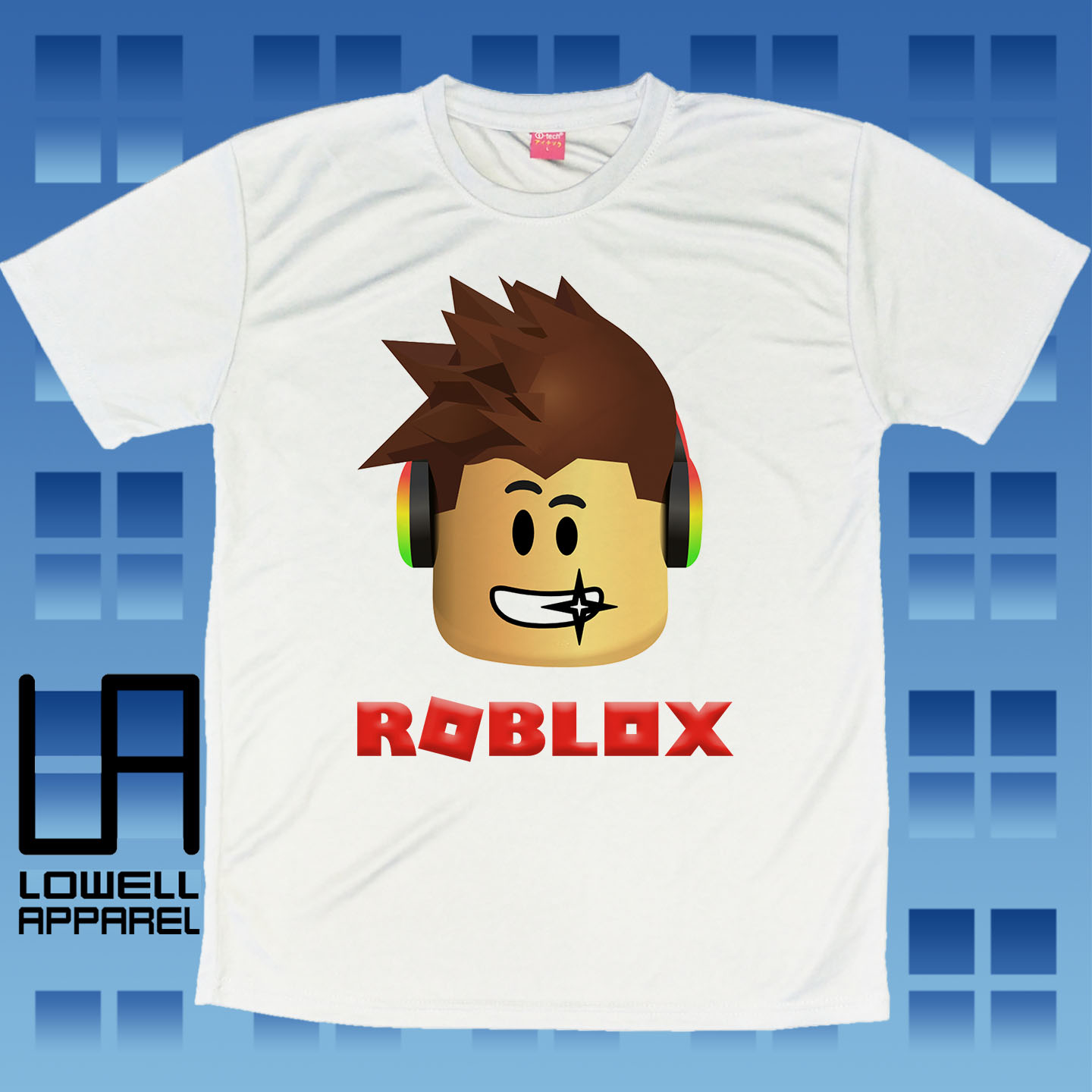 Roblox Style Watercolor T-shirt for Gamers Cool and 