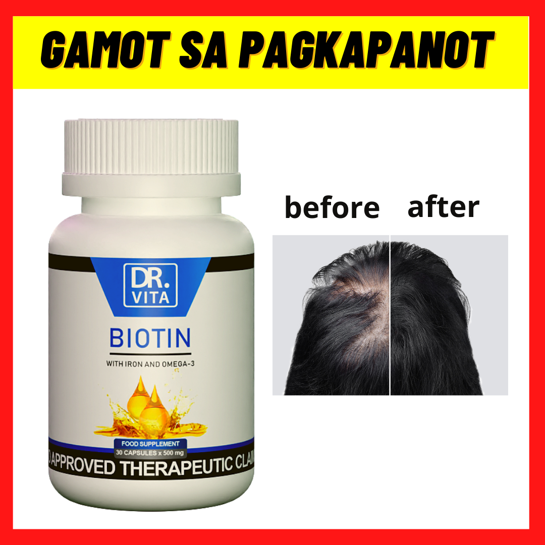  BIOTIN with Iron and Omega 3 | Anti Hair Loss For Thinning Hair |  Anti Hair Fall Restore and Strengthen Hair / Anti Hair Loss For Thinning  Hair  BIOTIN