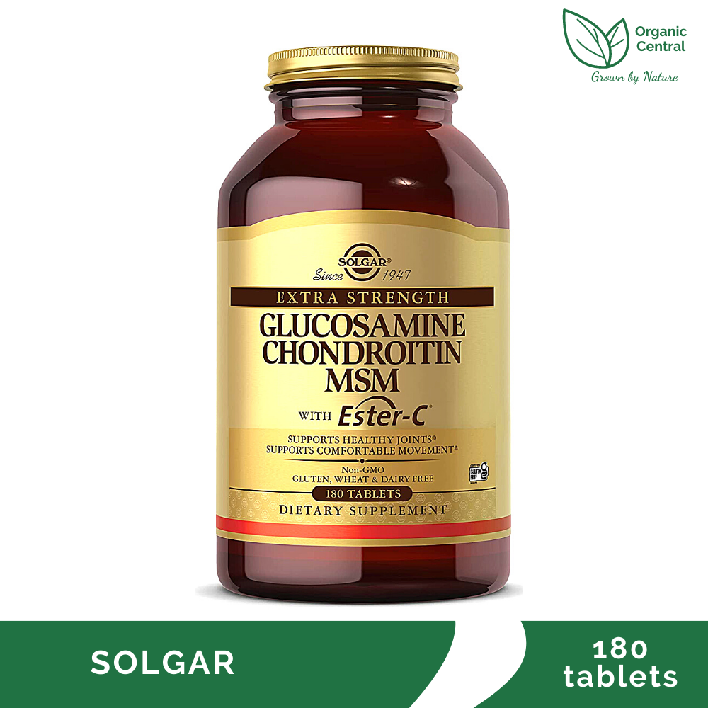 Solgar Extra Strength Glucosamine Chondroitin MSM with EsterC 180