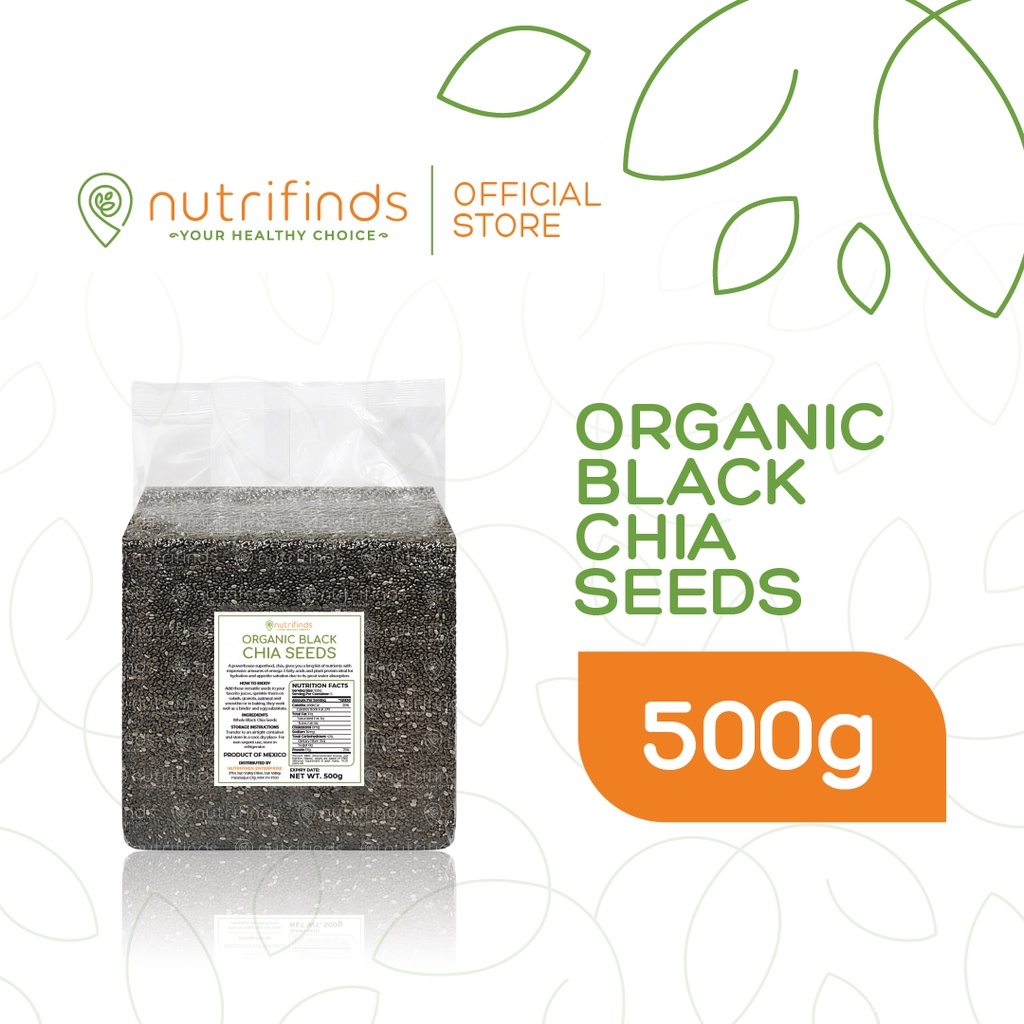 Nutrifinds® Organic Black Chia Seeds Bulk Lazada Ph 7642