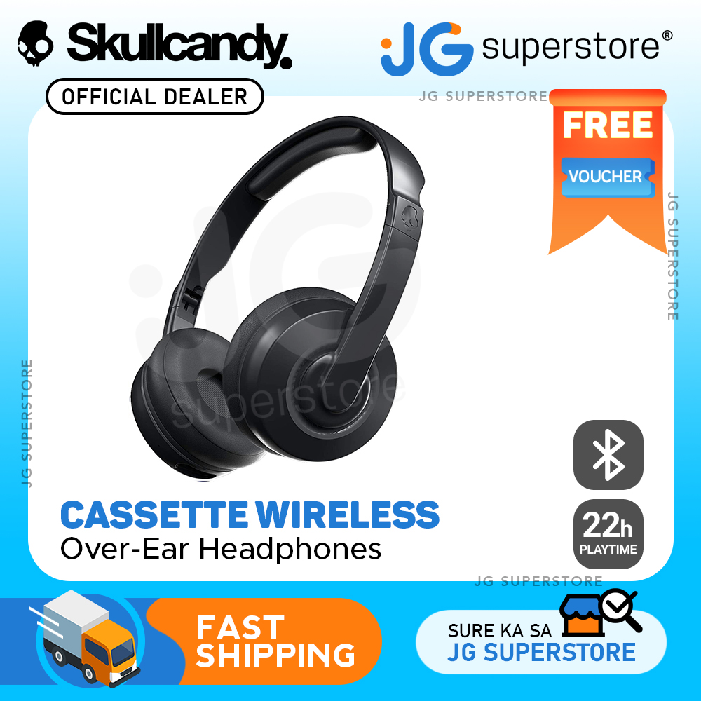 Skullcandy Casette Wireless 22 Hours Playtime Over Ear Headphones