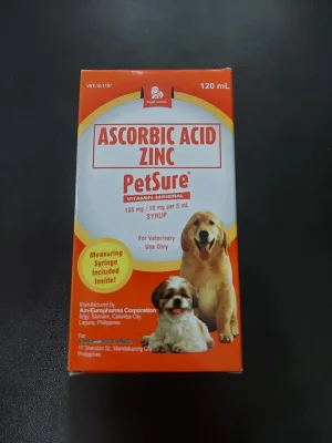 PETSURE Vitamin - Mineral Ascorbic Acid Petsure 120ml UNAHCO
